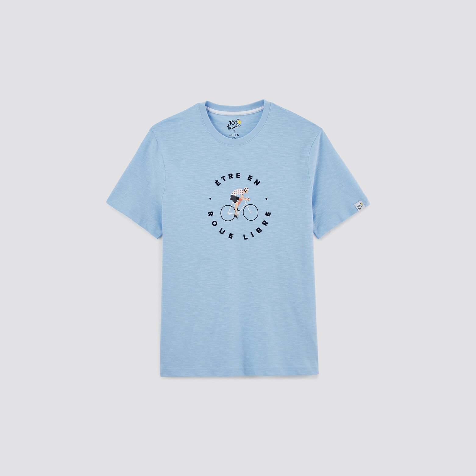Tee shirt col rond imprimé licence Tour de France Bleu moyen