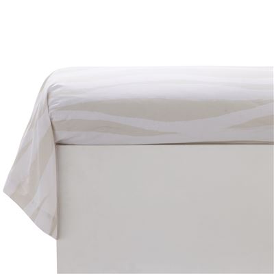 Linge de lit ondes graphiques