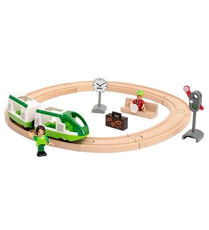 BRIO WoRød Togbanes?t - 16 Dele - Circle Train 33847