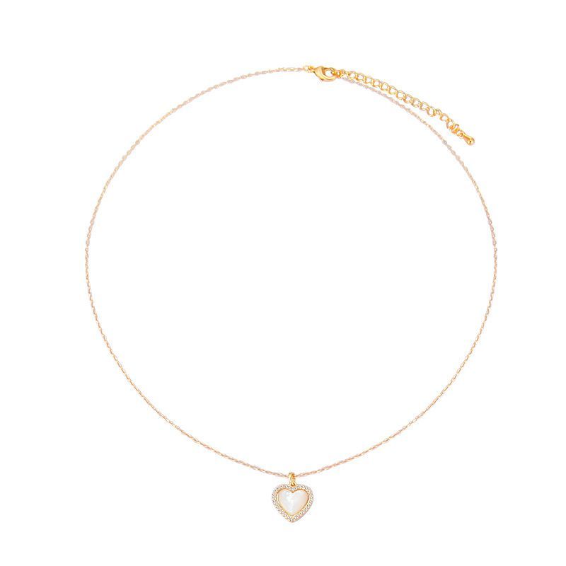 Catalunya - Ketting met hartvormige hanger en strass