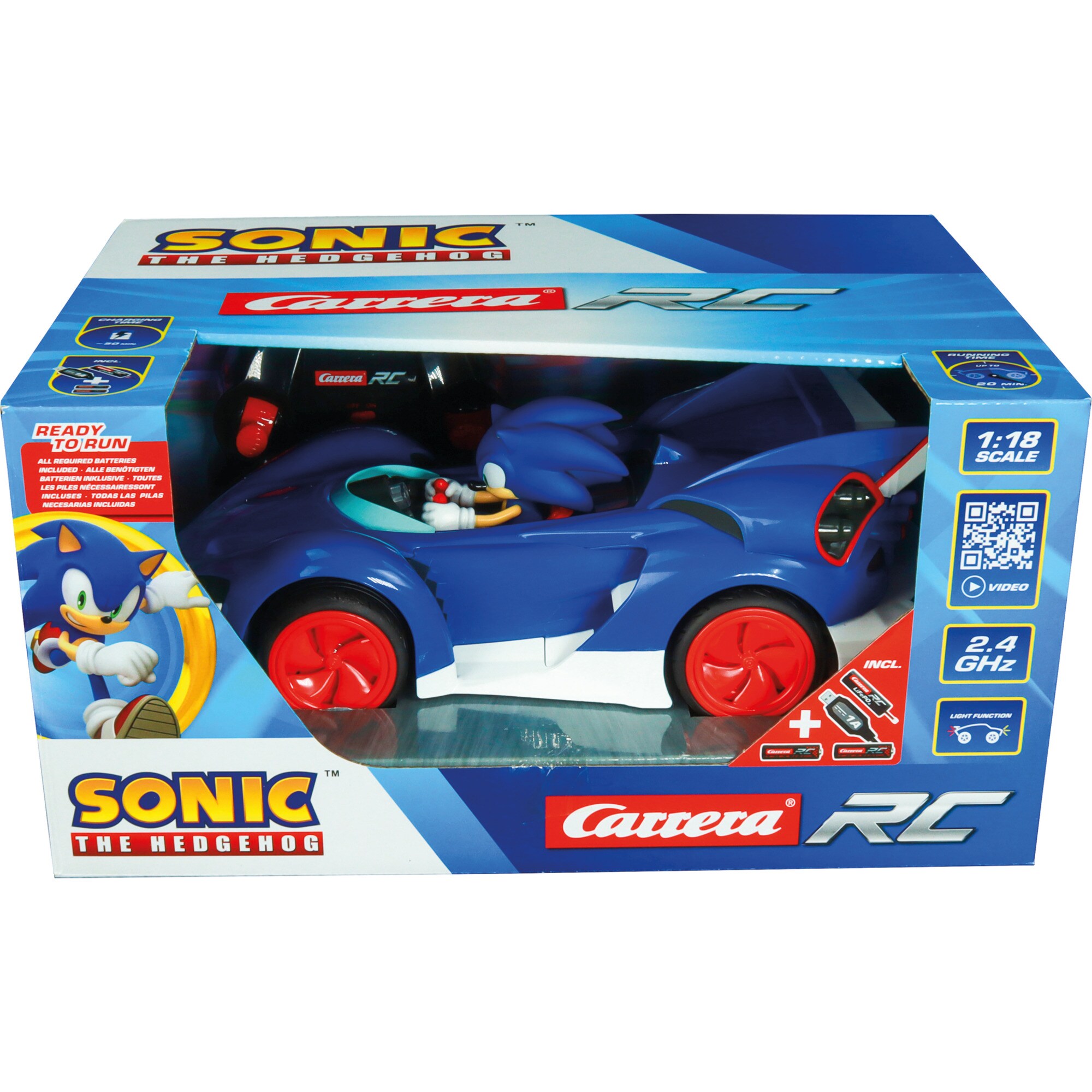 Carrera RC RC 2,4GHz Team Sonic Racing - Sonic, Performance Version