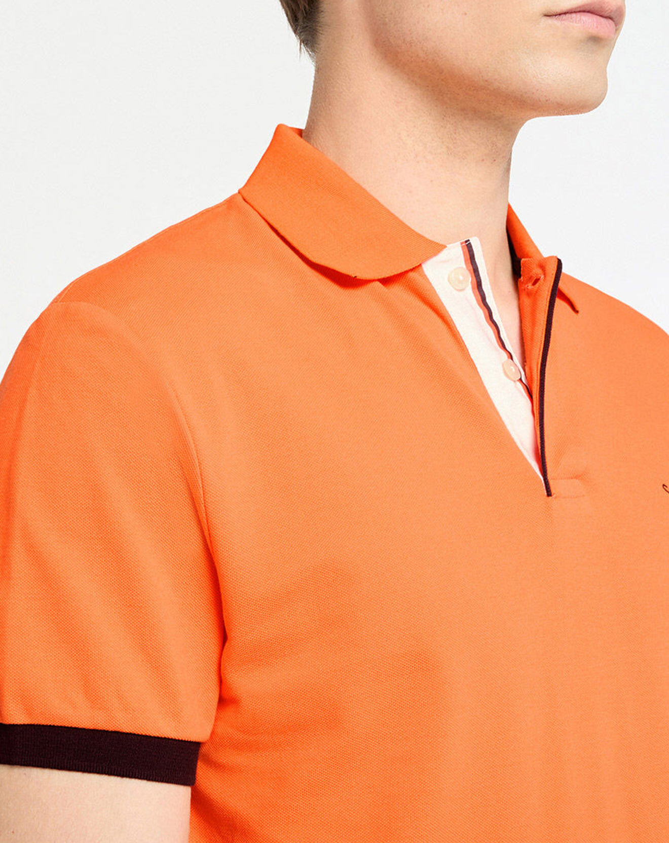 Hackett London Polo Regular Fit orange