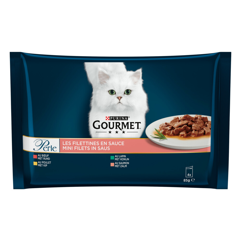 12x Gourmet Perle Mini Filets in Saus Multipack4 x 85 gr