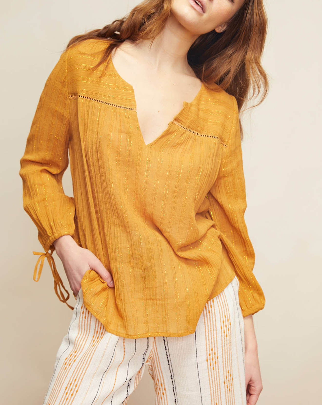 Louizon Blouse Nicole ocre