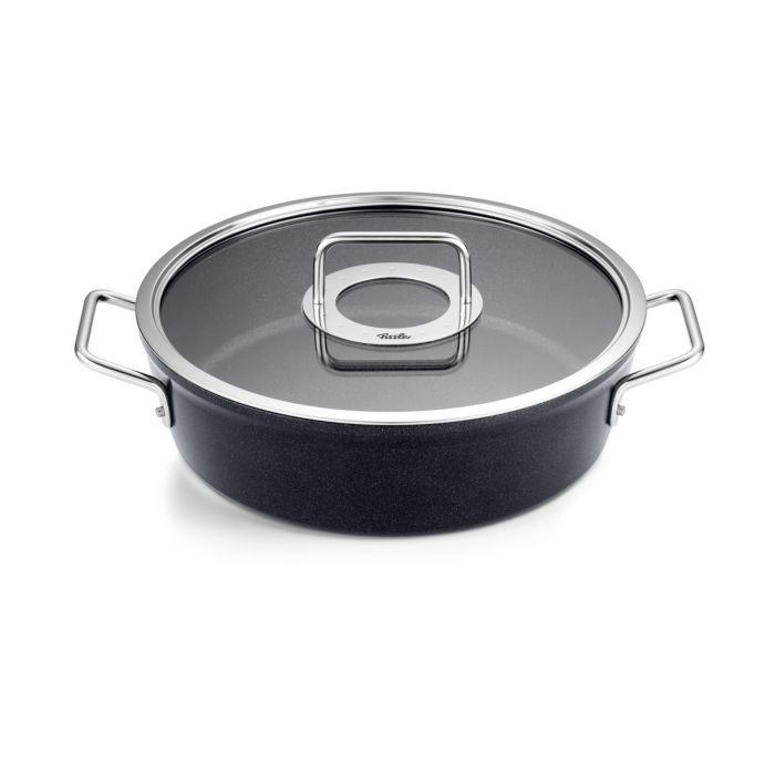 Fissler Adamant® Bratentopf 24 cm mit Glasdeckel