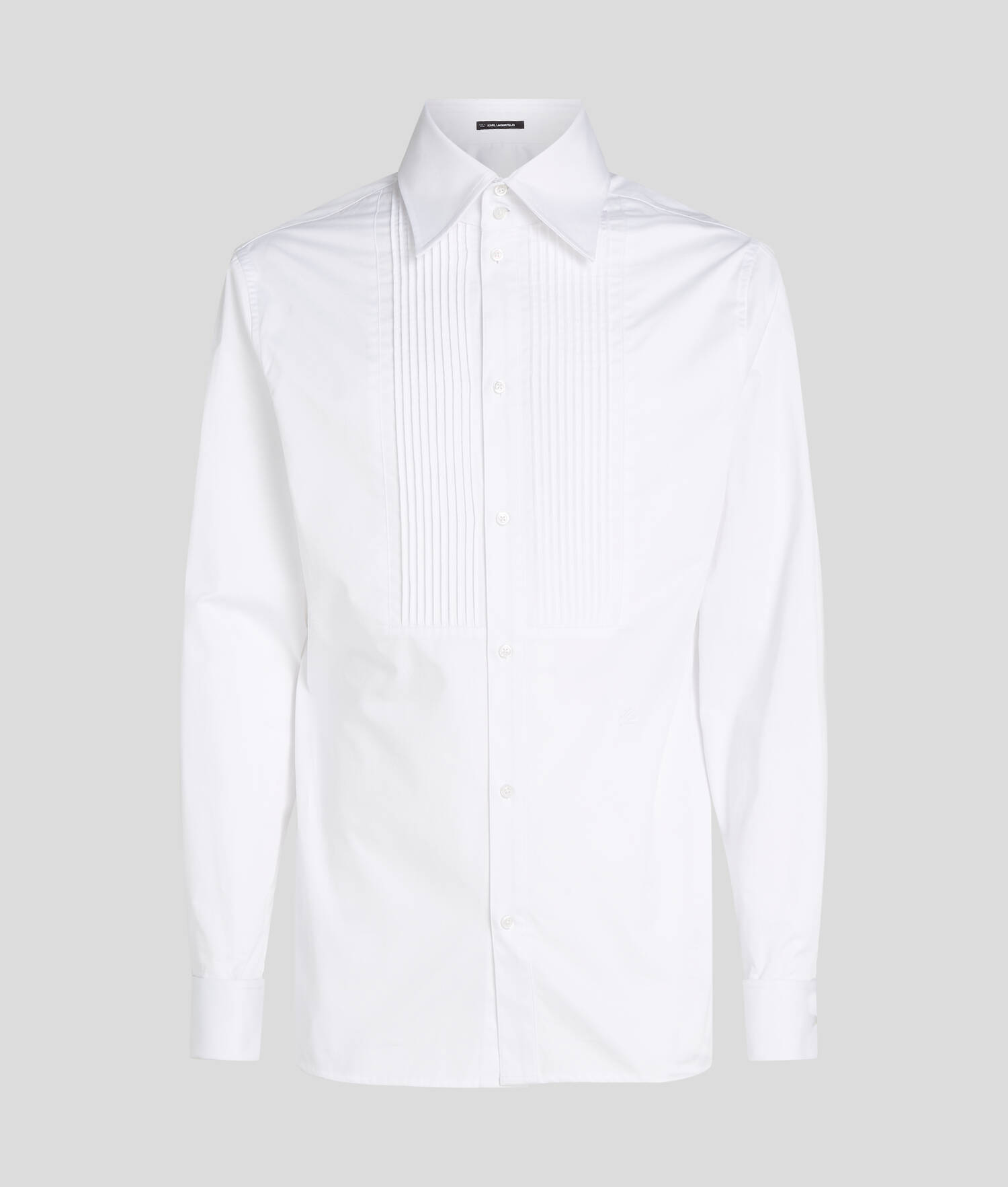 CHEMISE À PLASTRON PLISSÉ