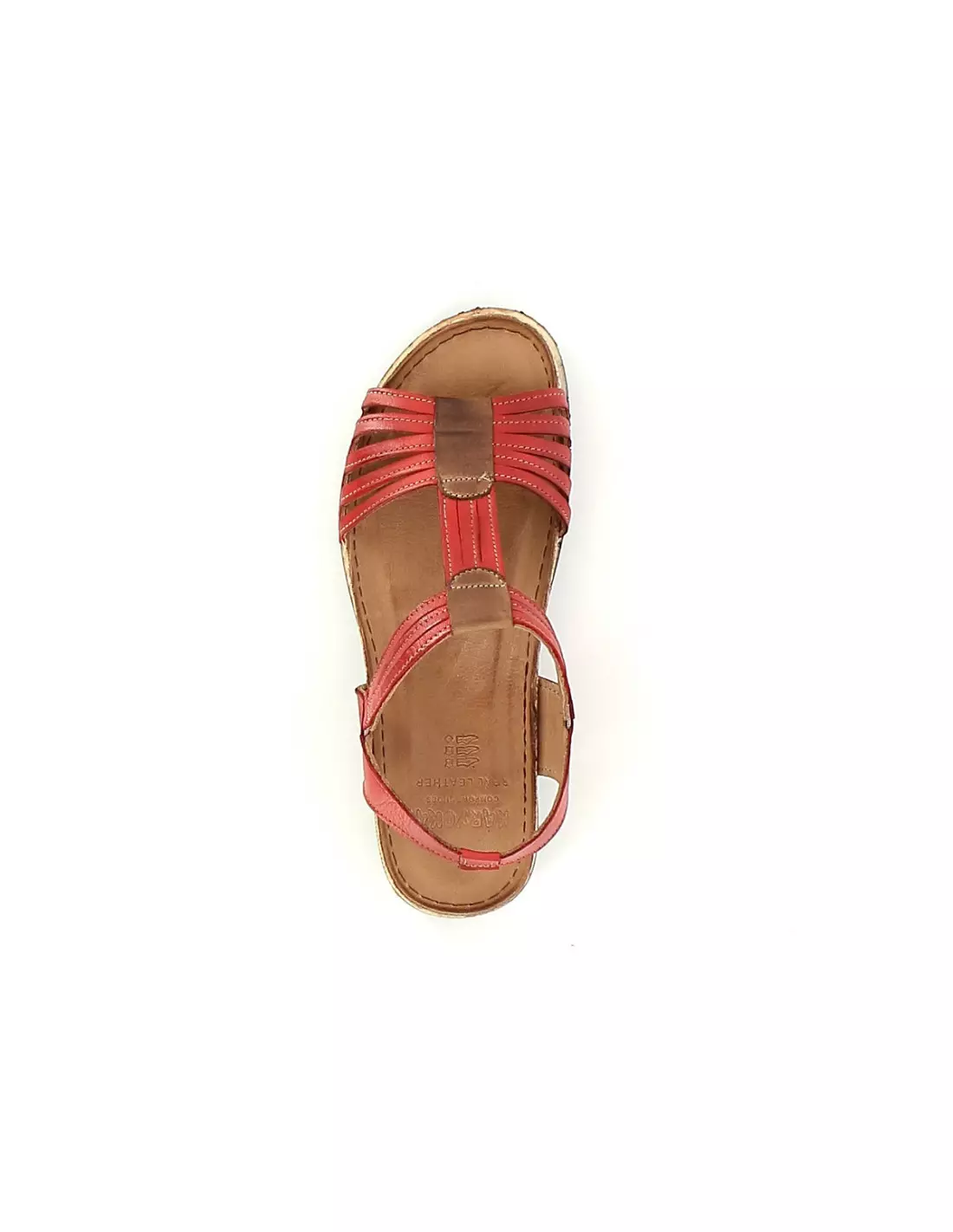 KARYOKA KA IZA ROUGE - Sandales & nu-pieds Rouge