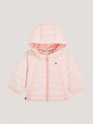 Jaqueta puffer com capuz Hilfiger Monotype
