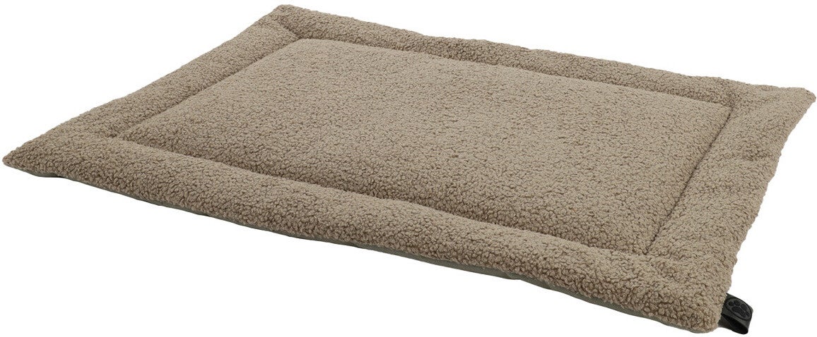 Overseas Petlife benchkussen Teddy taupe 50 x 35 x 2 cm