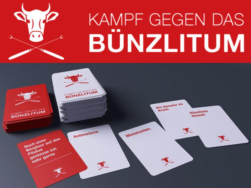 Kampfhummel Partyspiel Kampf gegen das Bünzlitum Bitterböser Kult-Klassiker aus der Schweiz