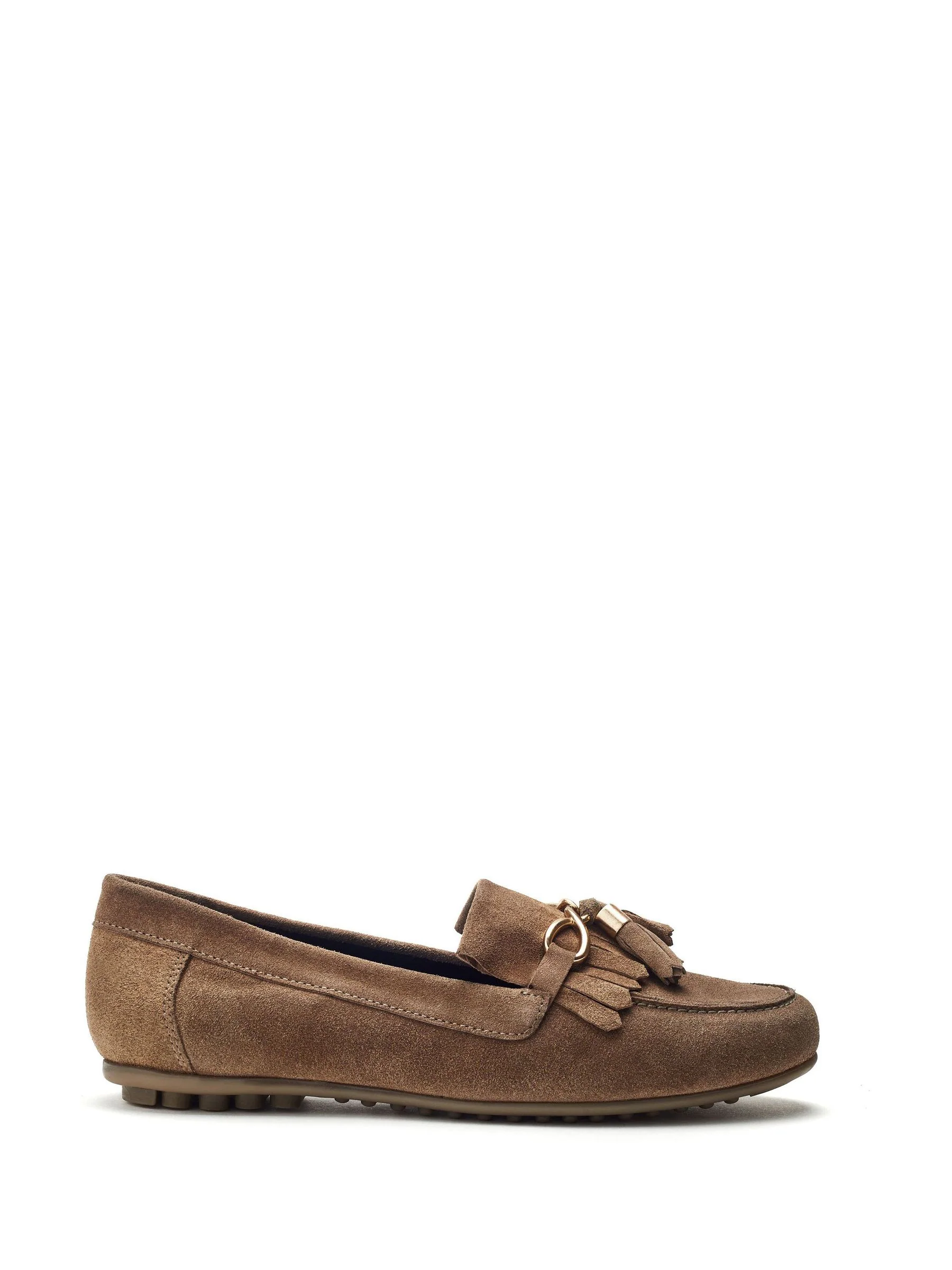 Natuurlijk - Moda in Pelle Essana Chain And Tassel Detail Moccasins