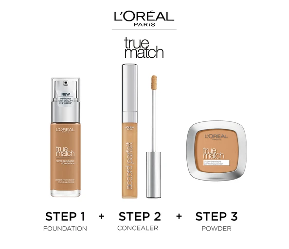 L'ORÉAL PARIS Perfect Match Puder3C Rose Beige