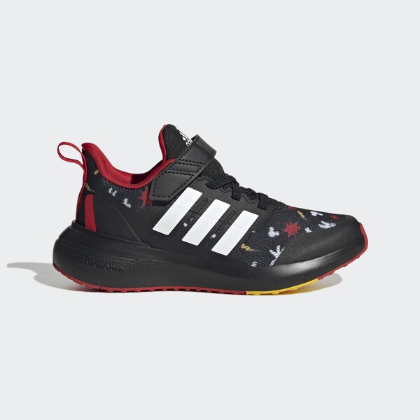 ADIDAS ORIGINALS CHAUSSURE À LACETS ÉLASTIQUES ET SCRATCH SUR LE DESSUS ADIDAS X DISNEY FORTARUN 2.0 MICKEY CLOUDFOAM