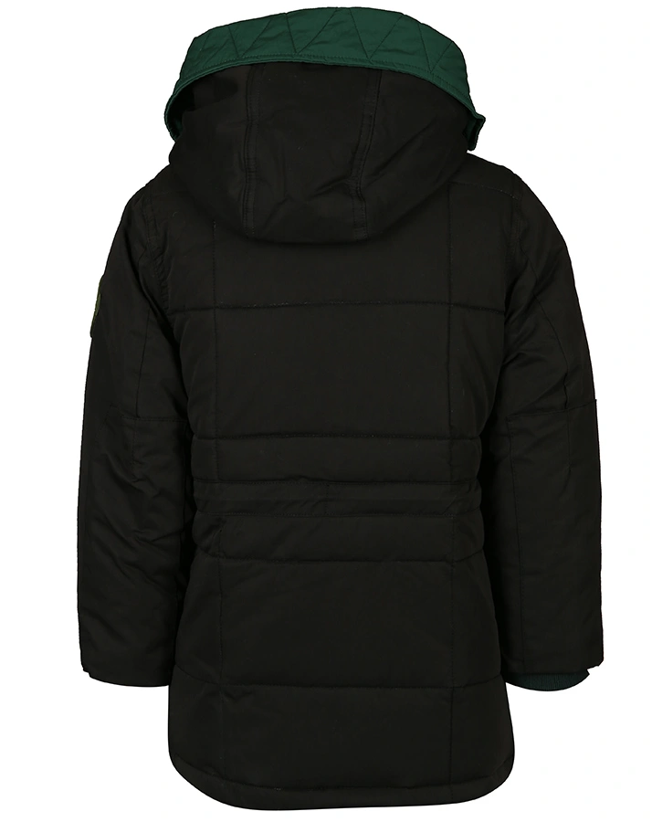 Stepp-Jacke GET READY mit Teddyplüsch in schwarz