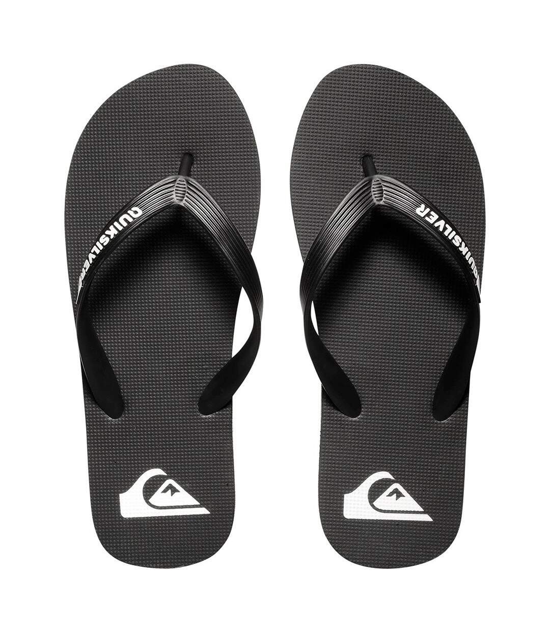 Tongs noir/blanc homme Quiksilver Molokai