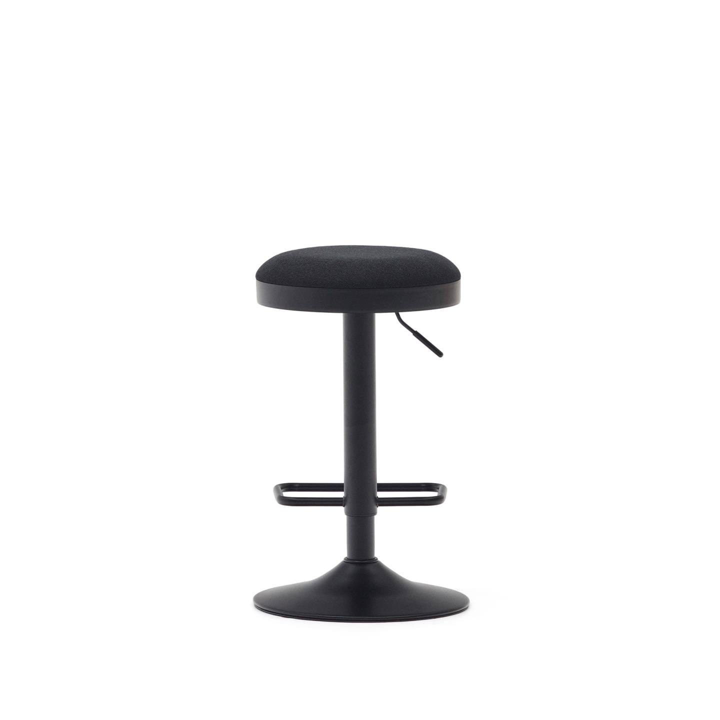 Kave Home Barhocker ZAIB schwarz/mattschwarz