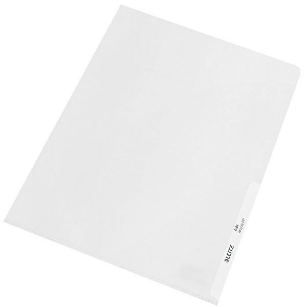 Leitz Pochette à ouverture en L A4 Recyclé, polypropylène, transparent - Lot de 100