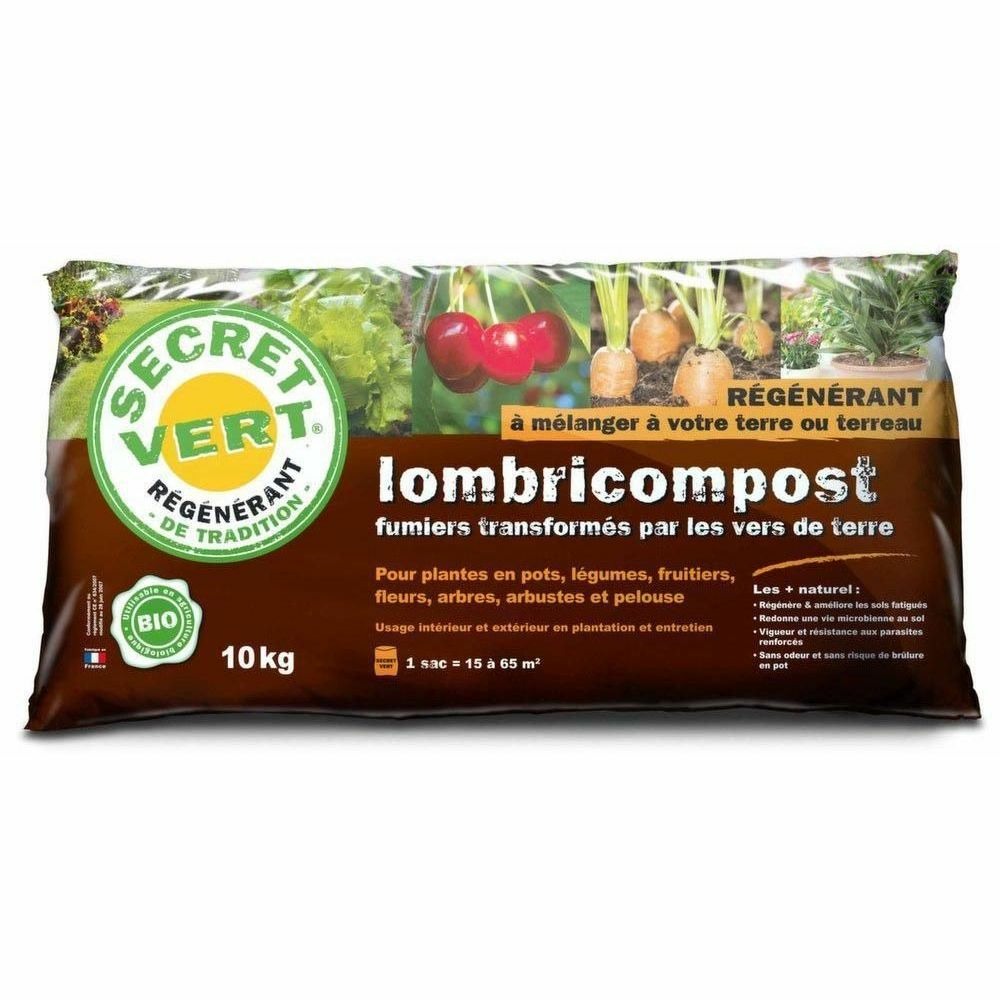 Terreau lombricompost régénérant 10 kg