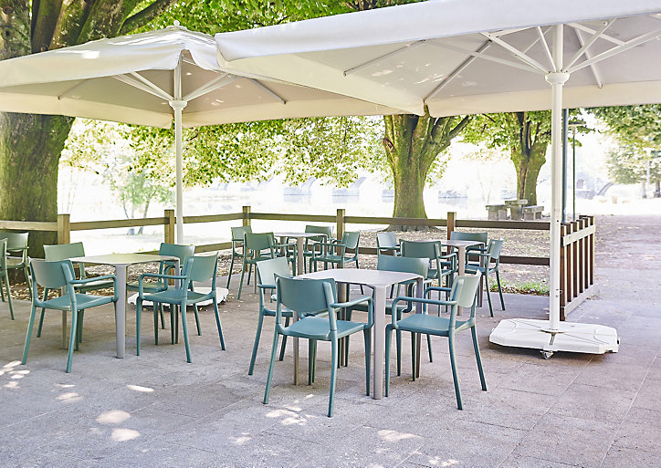 Fauteuil jardin TOWN polypropylène vert
