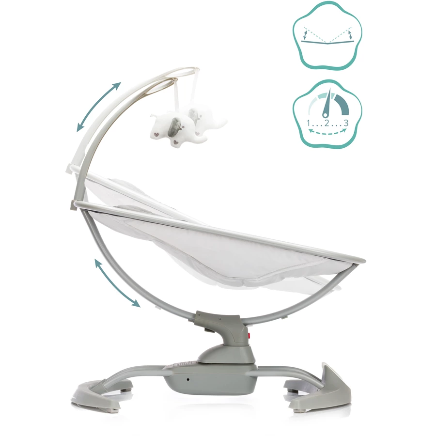 fillikid elektrische Babywippe Mimi grau