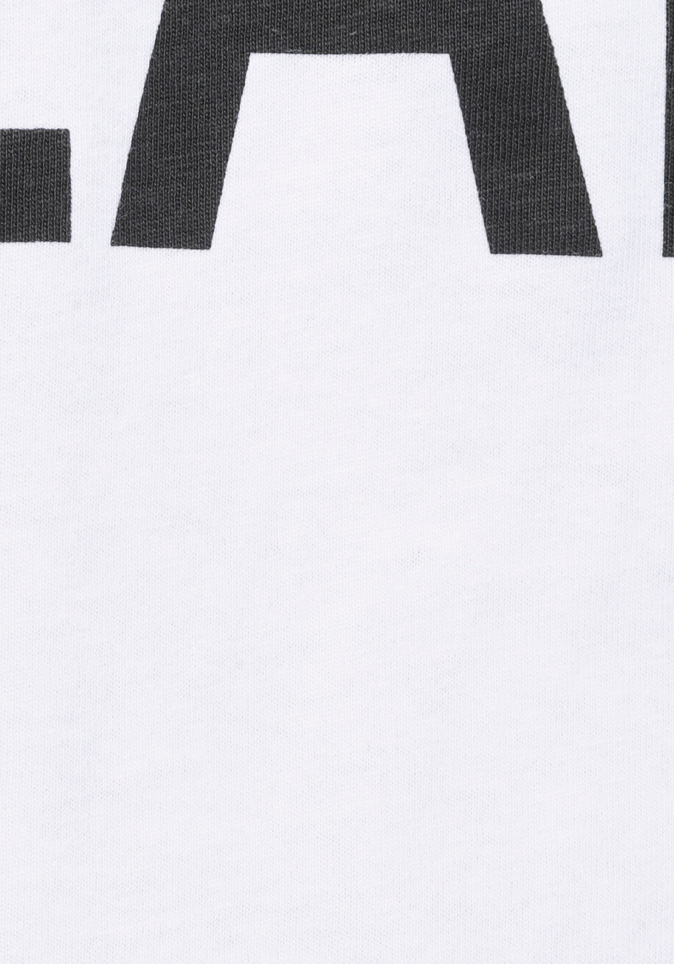 H.I.S Langarmshirt , Langarm,  schmaler Basic-Schnitt,  bedrucktes Design