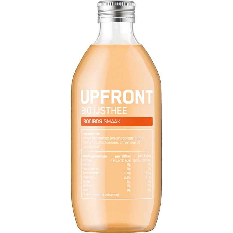 Upfront Bio ijsthee rooibos smaak