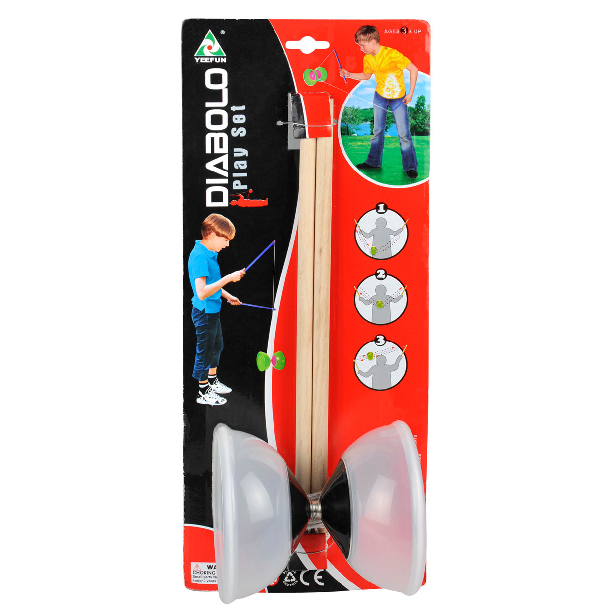 Diabolo Groot Doorzichtig