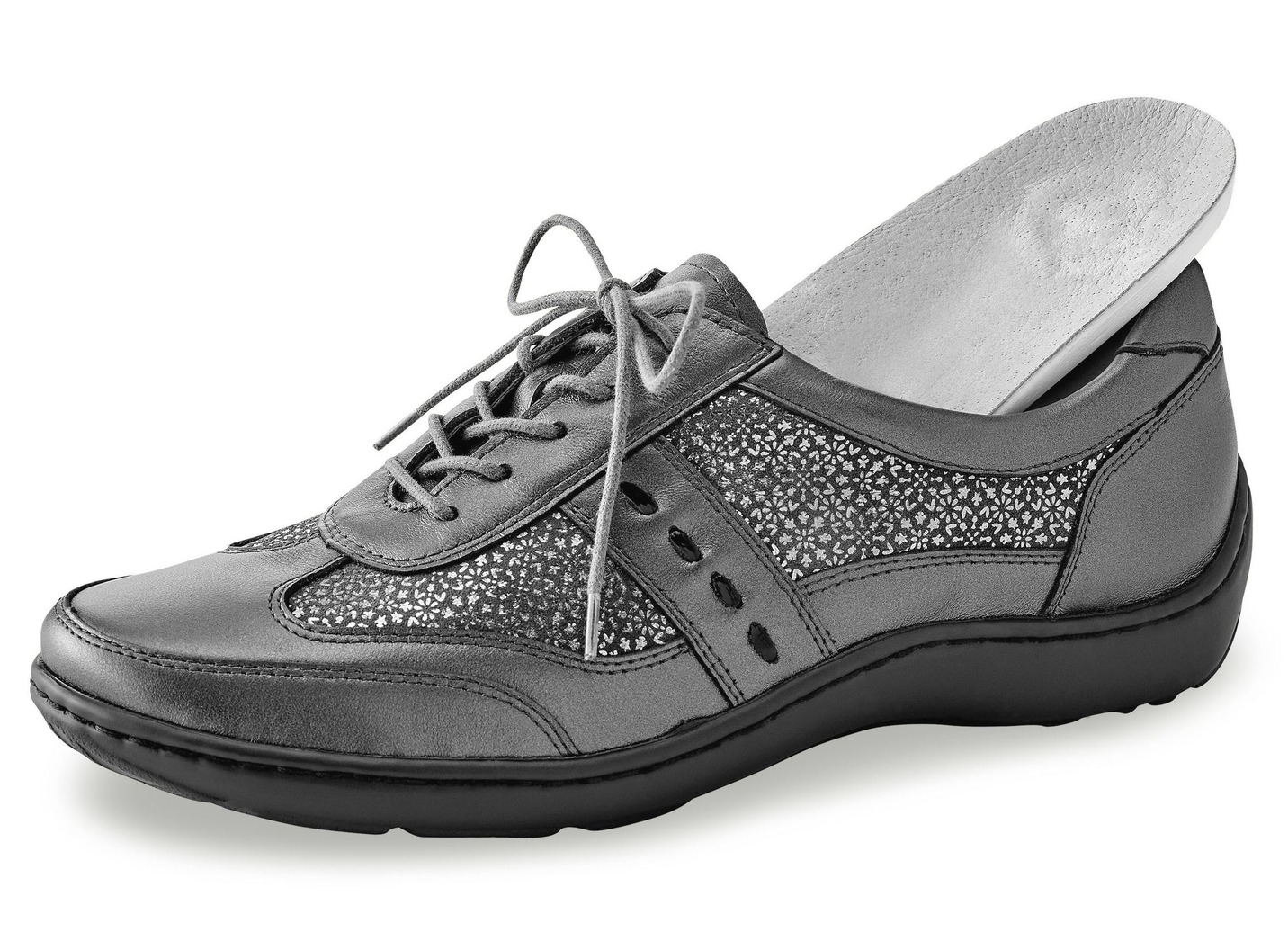 Waldläufer Schnürschuh aus edlem Leder