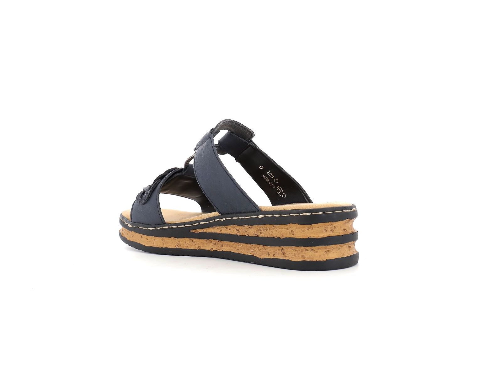 Rieker-62936 Synthétique Marine