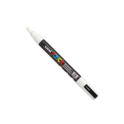 Posca - Marqueur peinture pointe fine - blanc