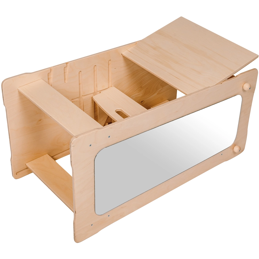 Montessori® Montessori® Lernturm XXL + BrettRutsche Montessori® Kindermöbel mehrfarbig