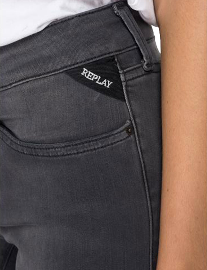 REPLAY JEAN FEMME NEW LUZ MEDIUM GREY 096