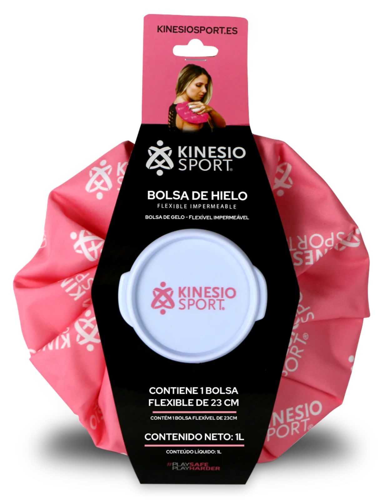 Bolsa de gelo Kinesio Sport à prova d'água e flexível, 23 cm - 1 L
