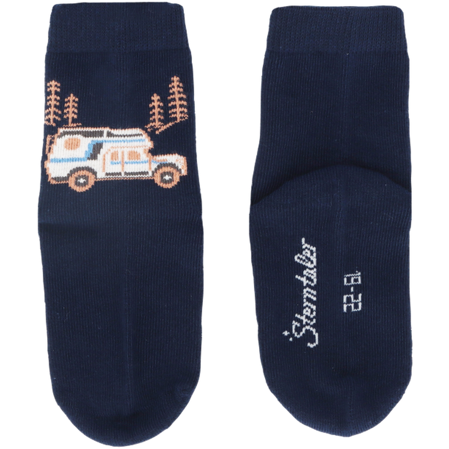 Sterntaler Socken 3er-Pack Camping marine