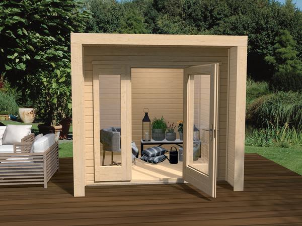 Weka Gartenhaus 263 Gr. 1, ca. B245/H227/T250