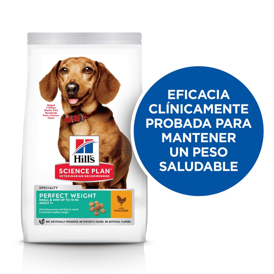 Hill's Science Plan Perfect Weight Adult Small & Mini ração para cães