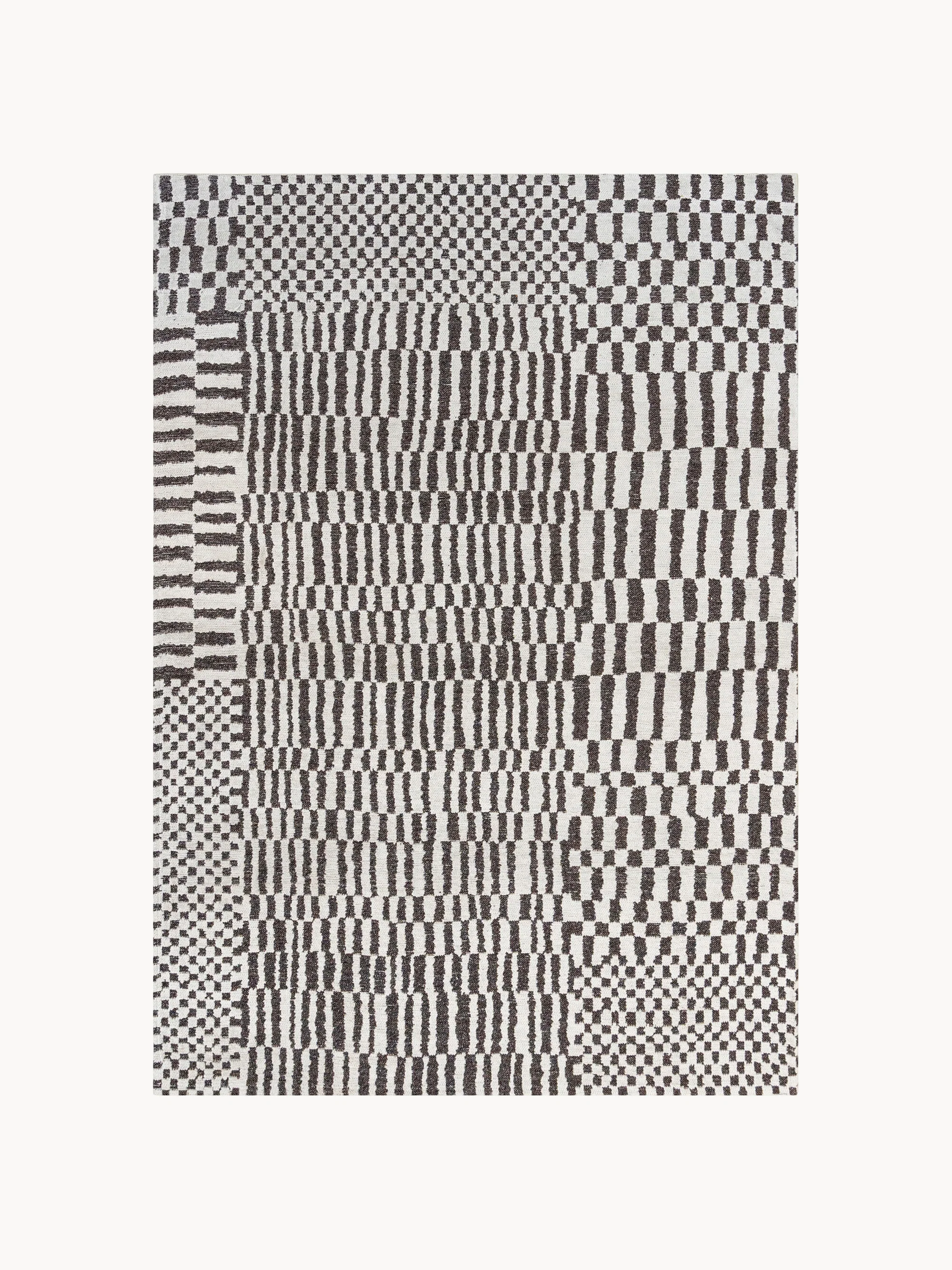 Wasbaar jacquard in- & outdoor vloerkleed Berber