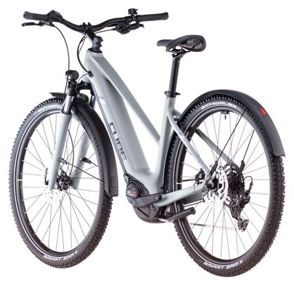 VTC Électrique Cube Nuride Hybrid Performance 500 Allroad Trapeze Shimano Cues 9V 500 Wh 29'' Gris Vert Swamp 2025
