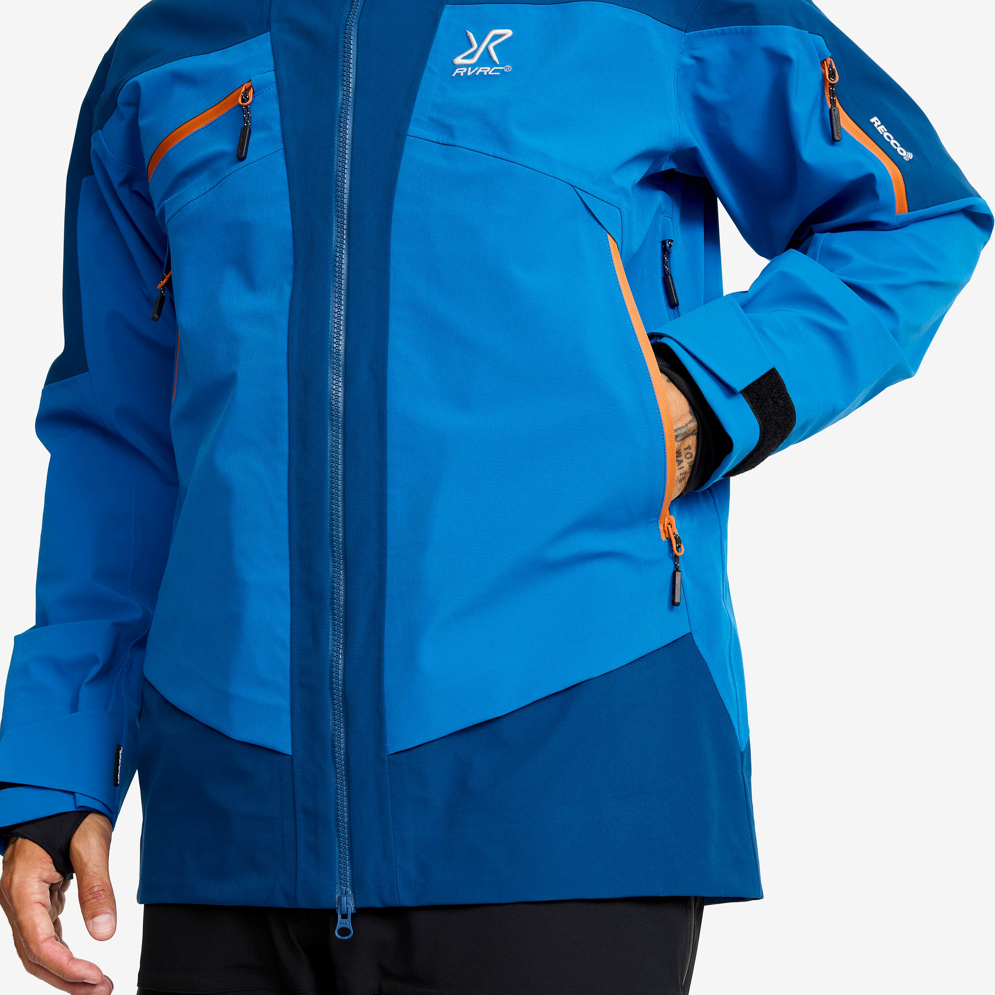 Atlas 3L Ski Jacket Herre Imperial Blue/Blue Opal