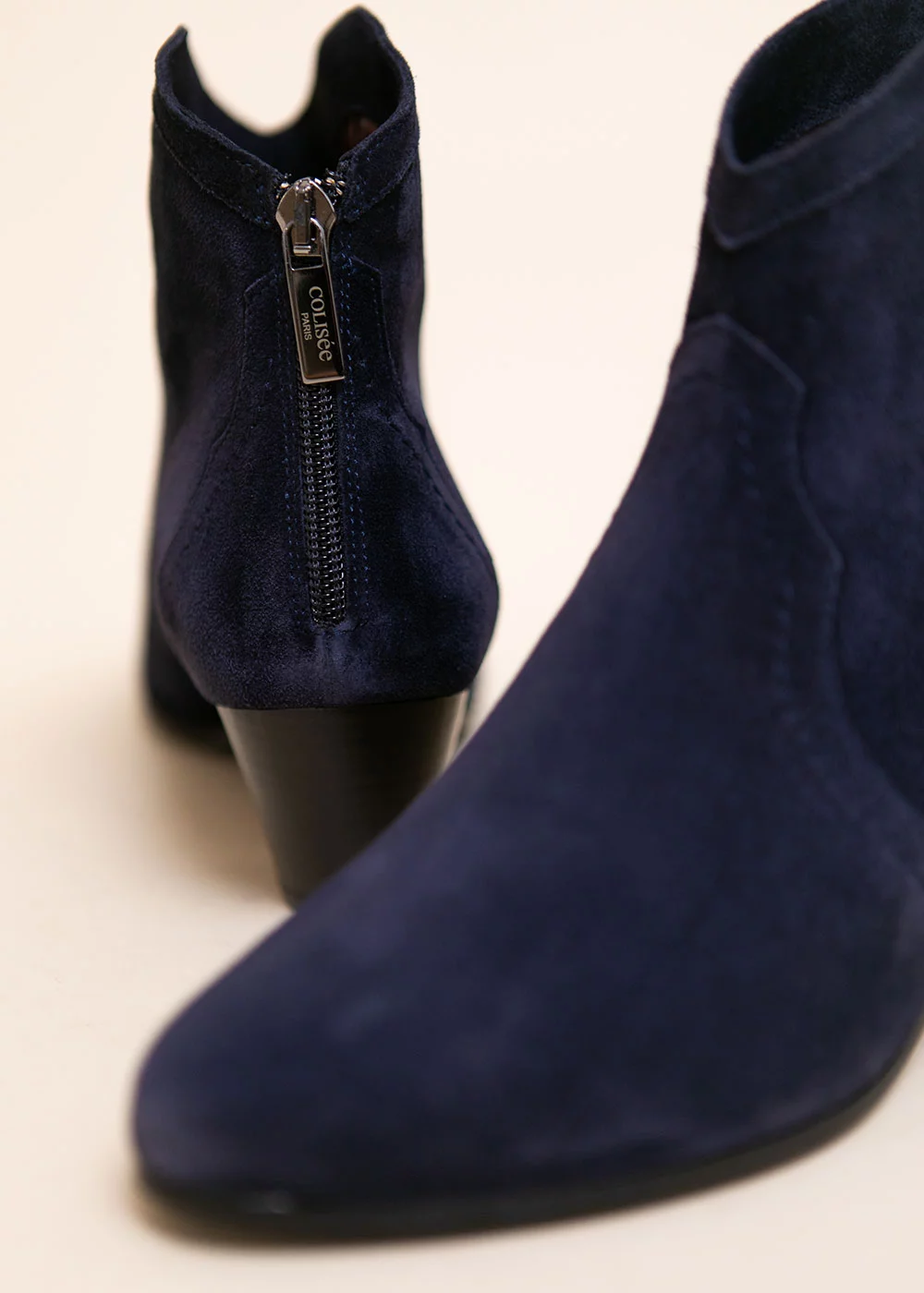 BOOTS CELESTINE VELOURS MARINE