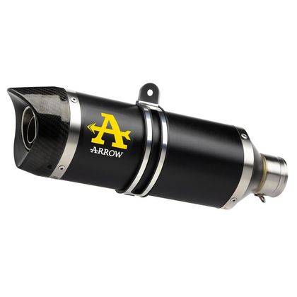 Silencieux Arrow Thunder Alu dark embout carbone - Noir