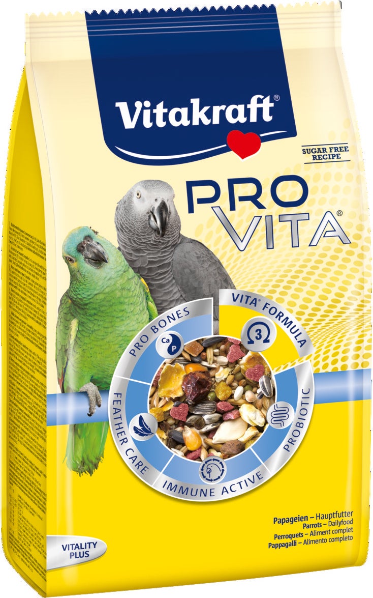 Vitakraft vogelvoer Pro Vita papegaai 750 g