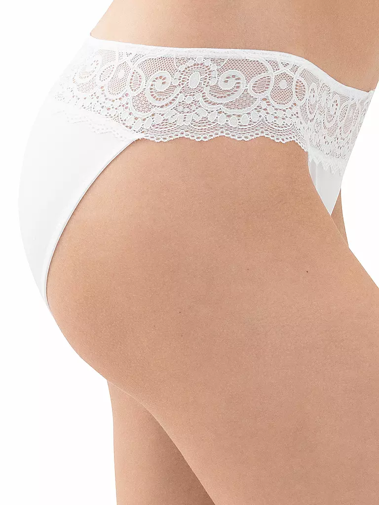MEY Mini-Slip AMOROUS weiss weiss