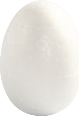 Æg - H 4,8 CM - Hvid - 100 Stk