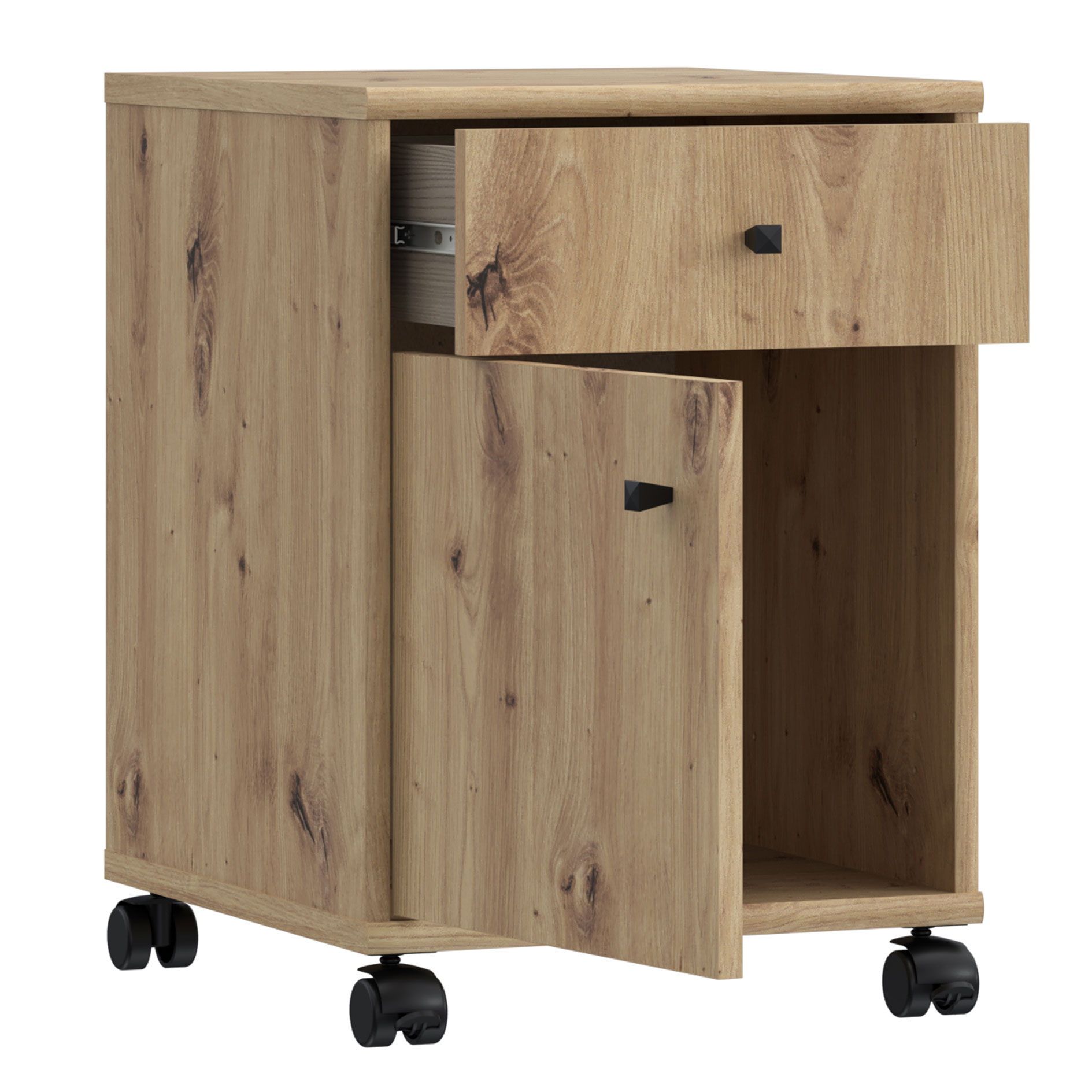 Rollcontainer - Artisan Eiche - 54,2 cm hoch