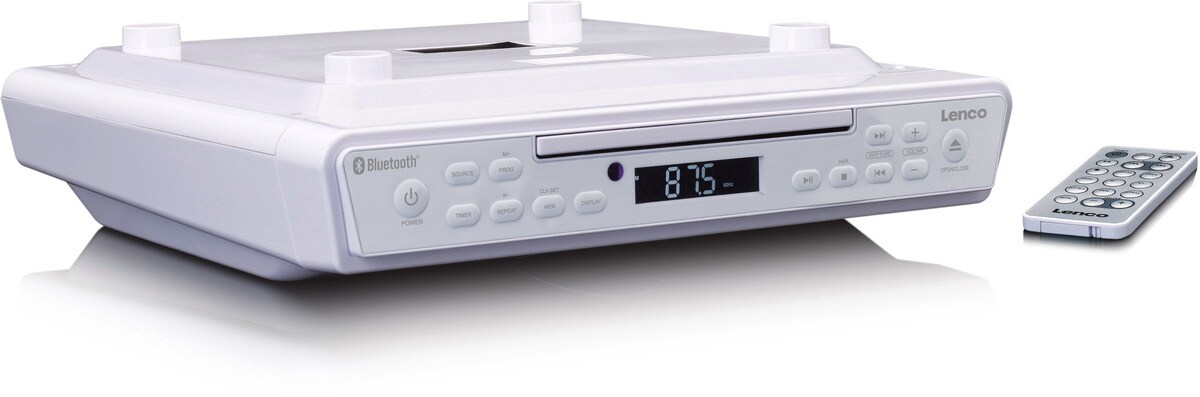 LENCO KCR-150 Küchenradio mit CD-Player, weiß