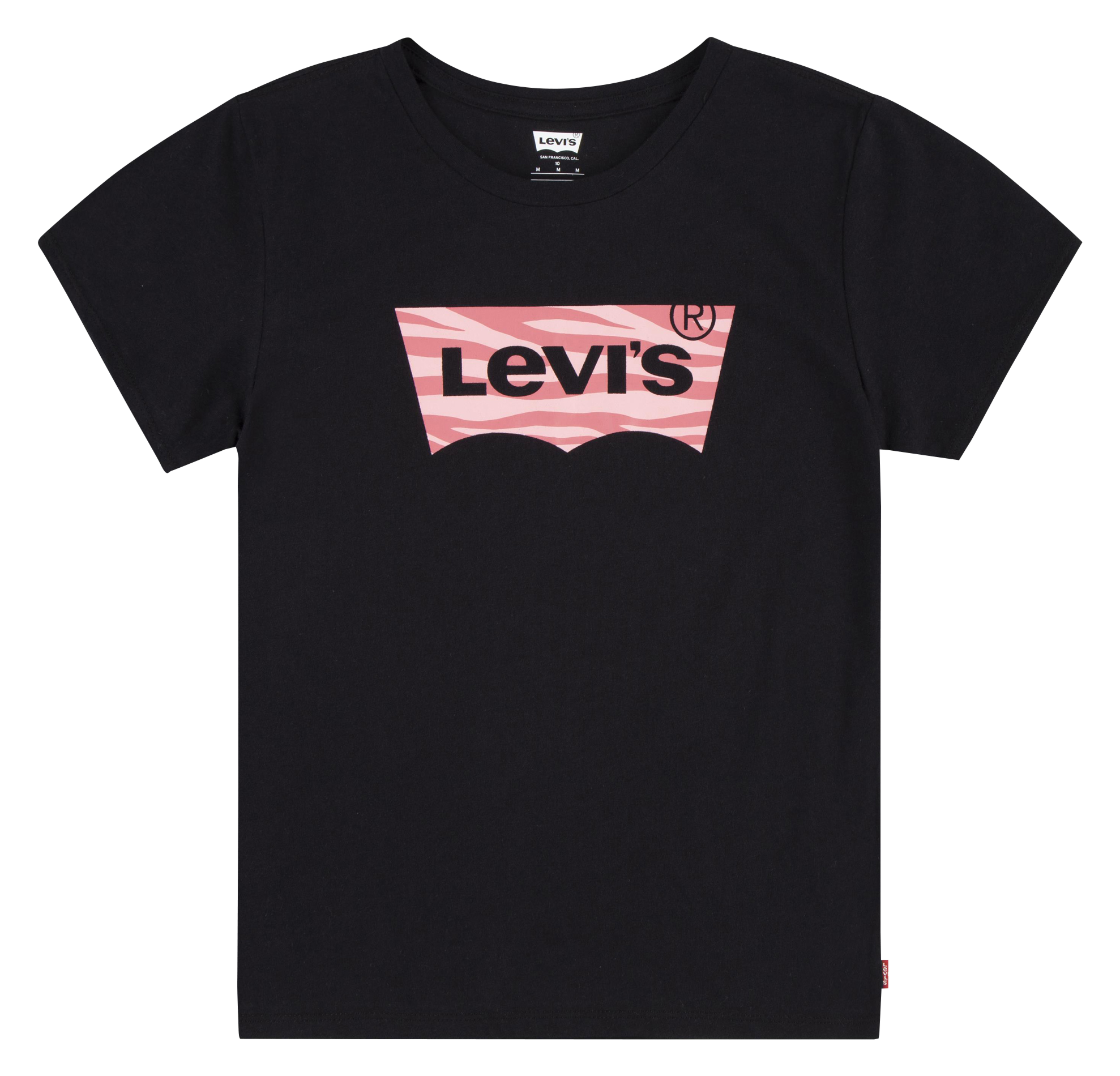 Tee-shirt droit col rond en coton bio mélangé | Gris