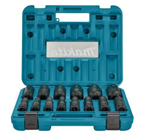 Makita E-16586 Krachtdoppenset 14-delig 1/2''