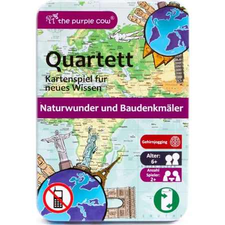 Quartett: Naturwunder & Baudenkmäler