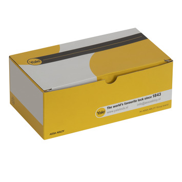 Yale Oplegslot met Buitencilinder Los Grijs Gelakt 614-50mm